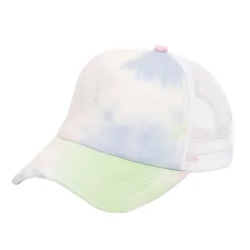 3-7 Year Tie-Dye Front and Brim Trucker Cap