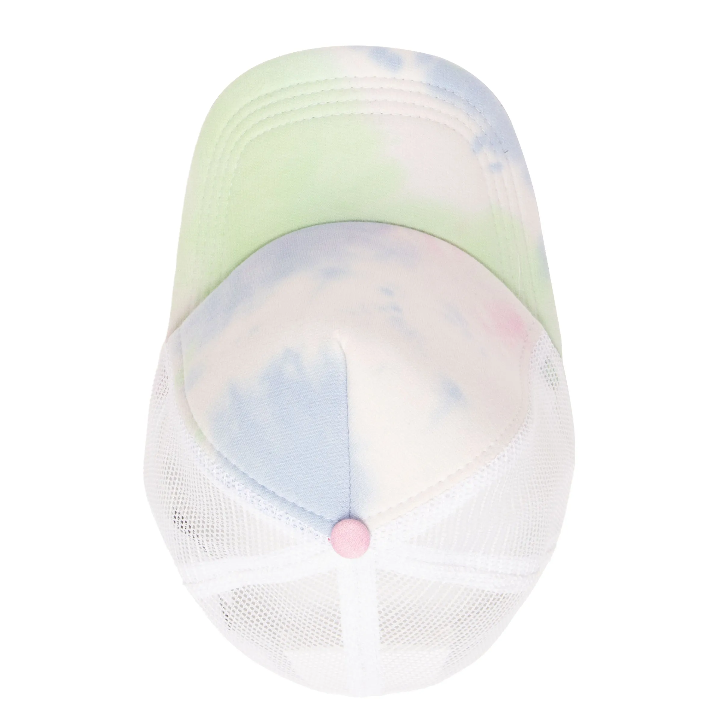3-7 Year Tie-Dye Front and Brim Trucker Cap