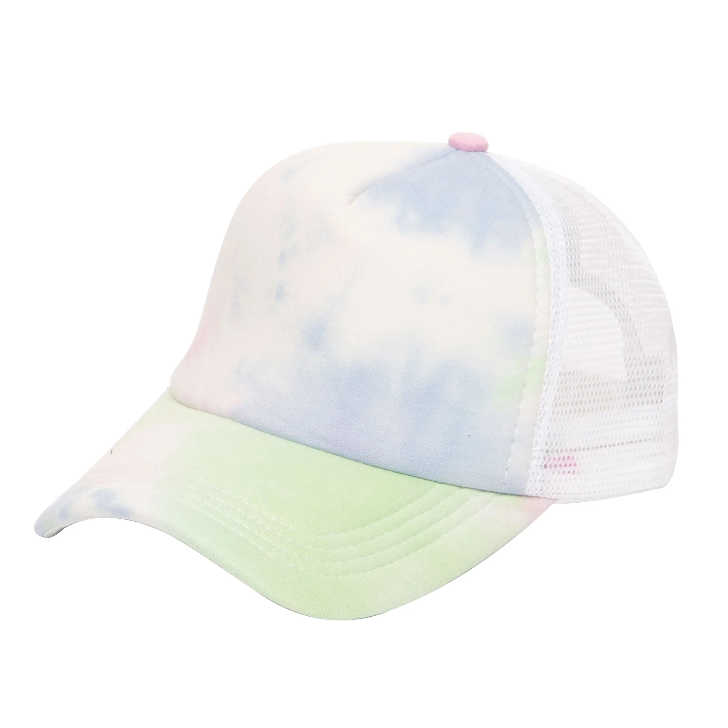 3-7 Year Tie-Dye Front and Brim Trucker Cap