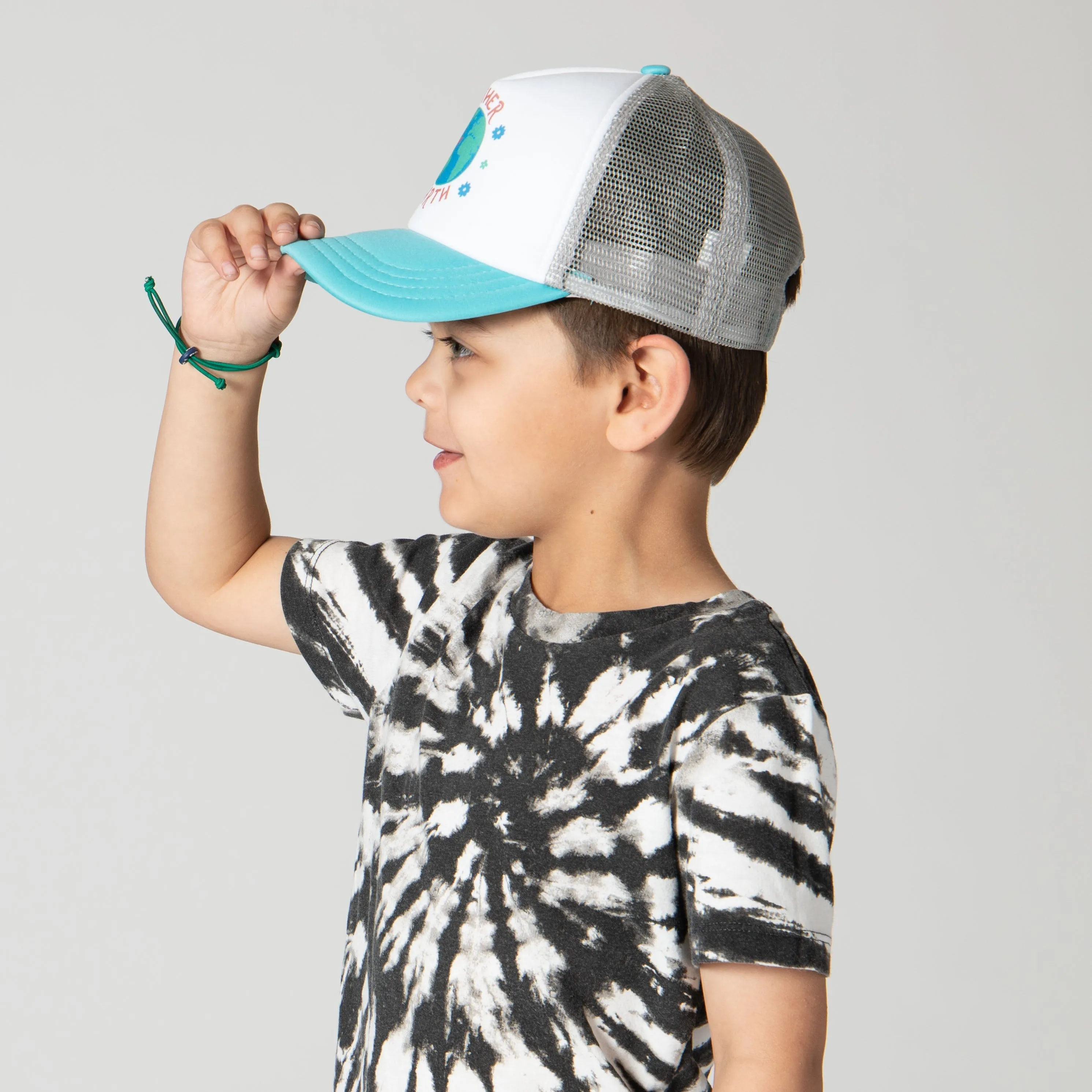 3-7 Yr Kid's Mother Earth Trucker Cap