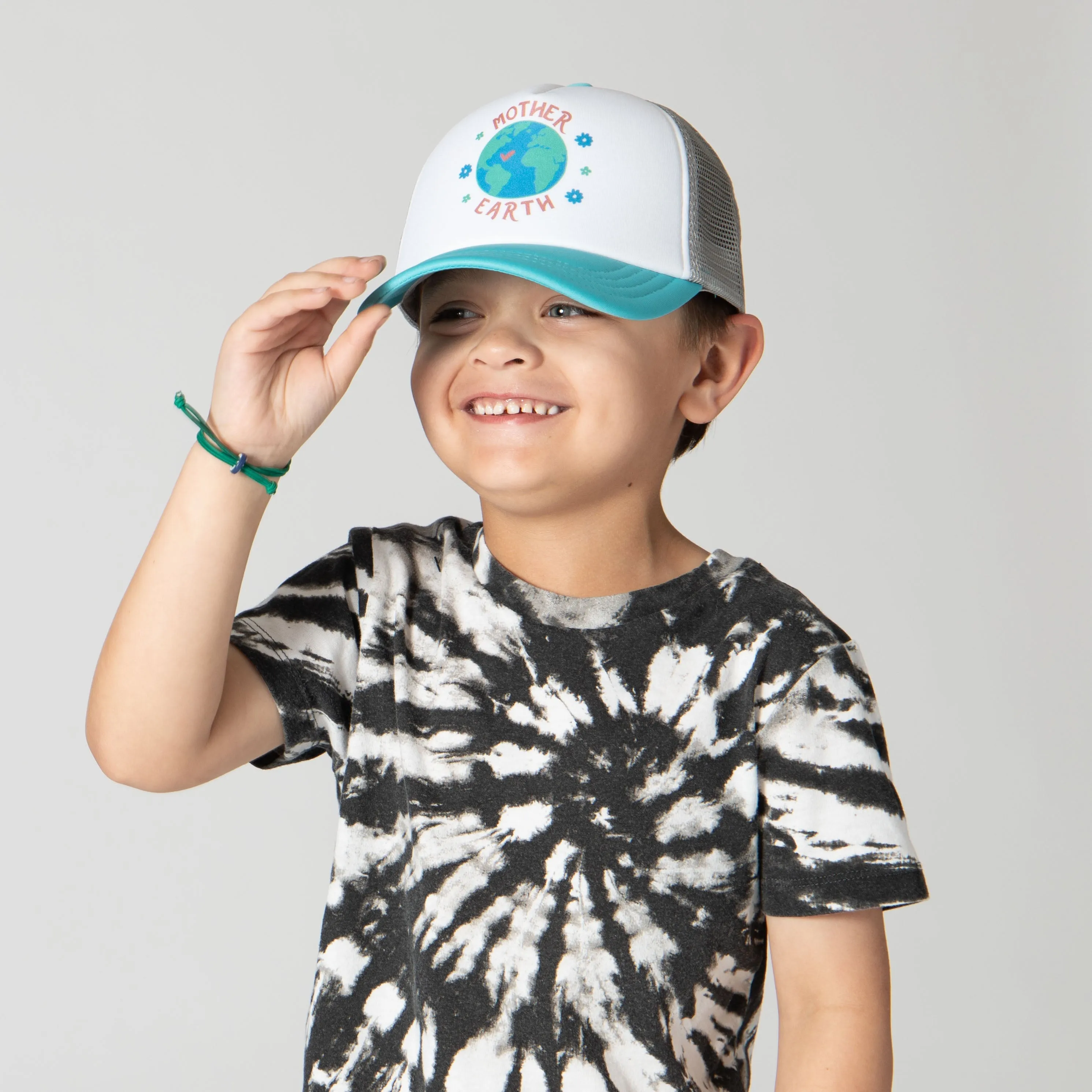3-7 Yr Kid's Mother Earth Trucker Cap