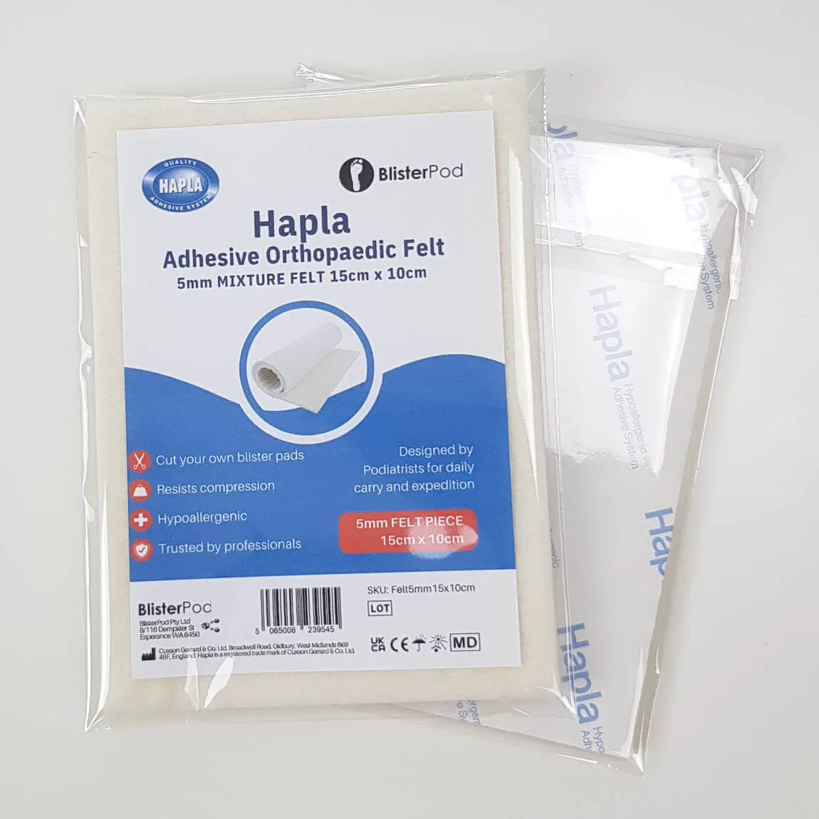 Adhesive Orthopaedic Felt