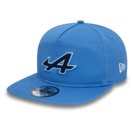 Alpine Racing F1 New Era Chain Stich Golfer Hat - Blue