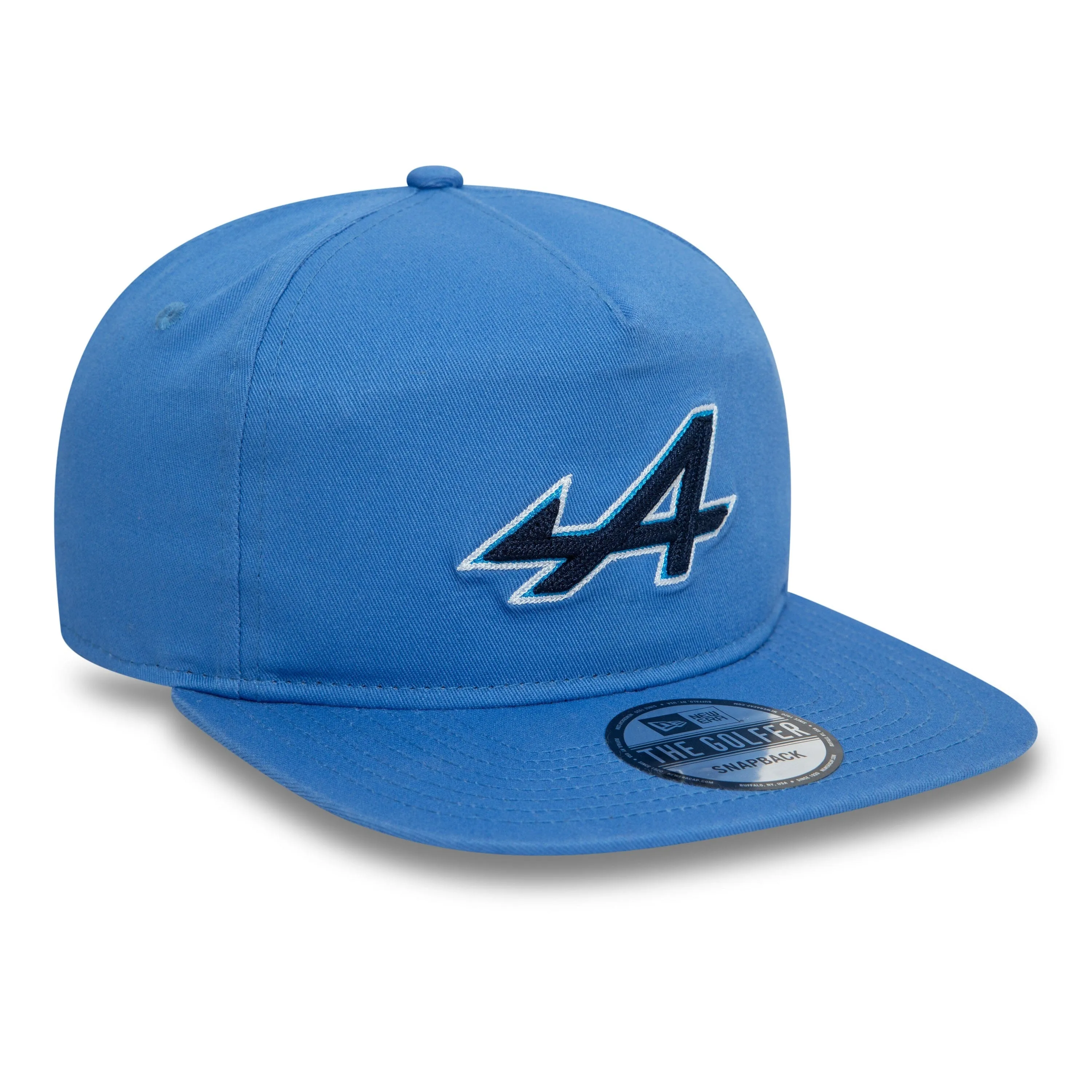 Alpine Racing F1 New Era Chain Stich Golfer Hat - Blue