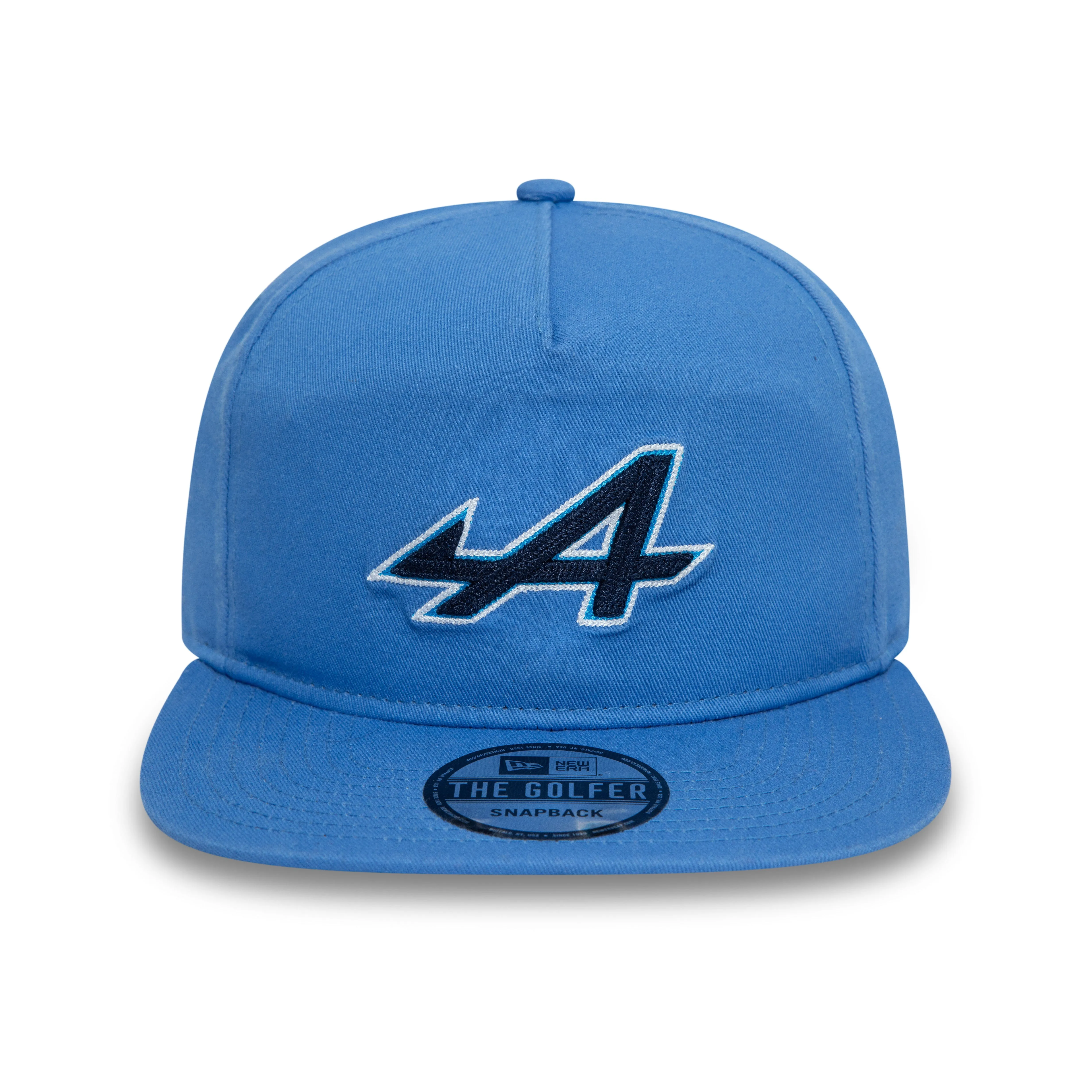 Alpine Racing F1 New Era Chain Stich Golfer Hat - Blue