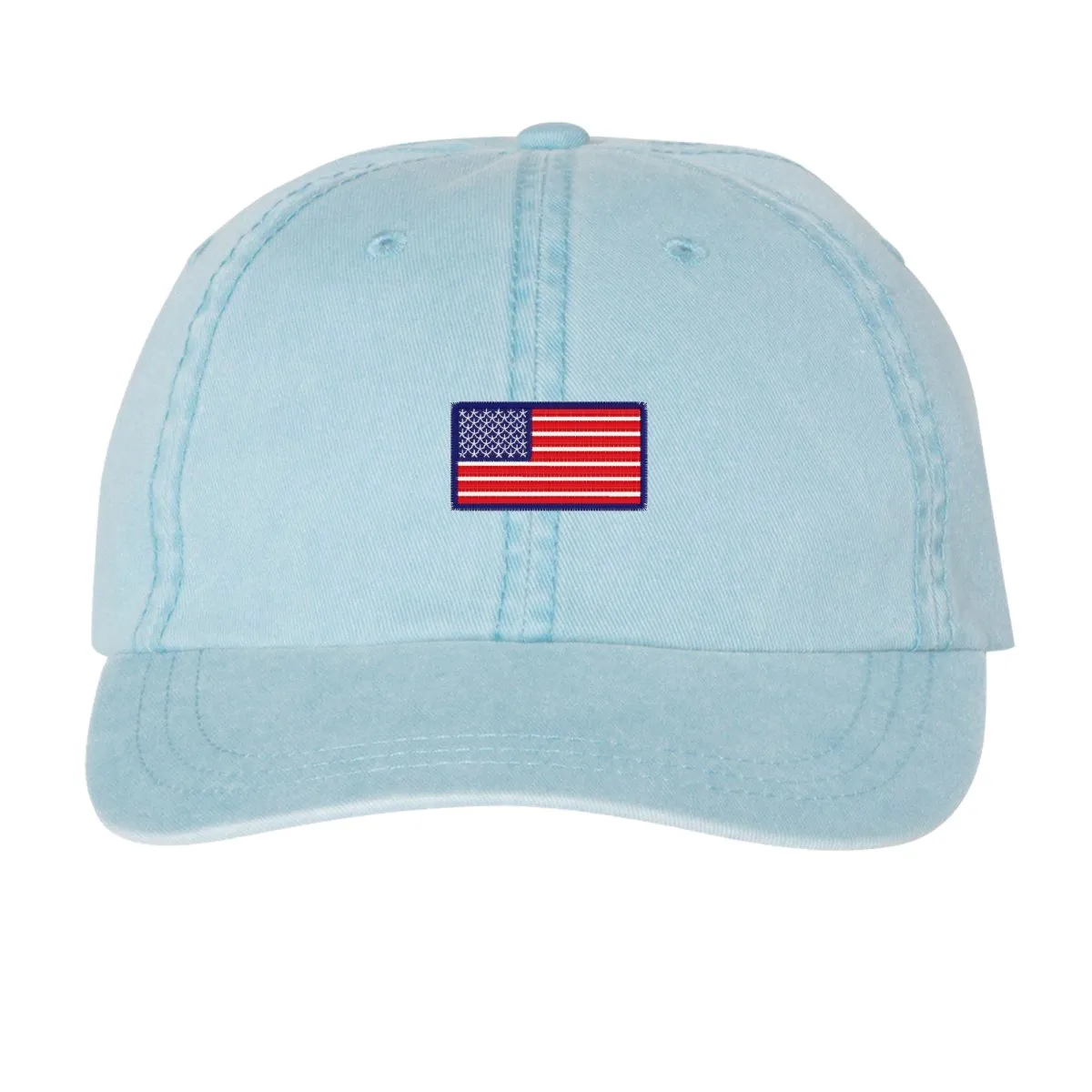 American Flag Embroidered Hat