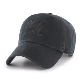 Anaheim Ducks Black on Black NHL Clean Up Snapback Cap by 47