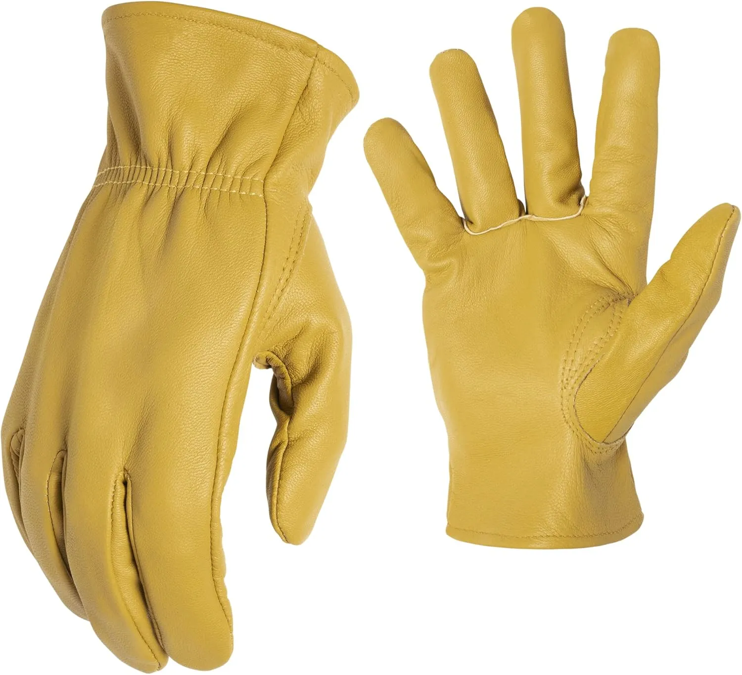 AWP Grain Leather Goatskin Work Gloves for Men and Women, Made with Genuine Top-Grain Goatskin Leather, X-Large