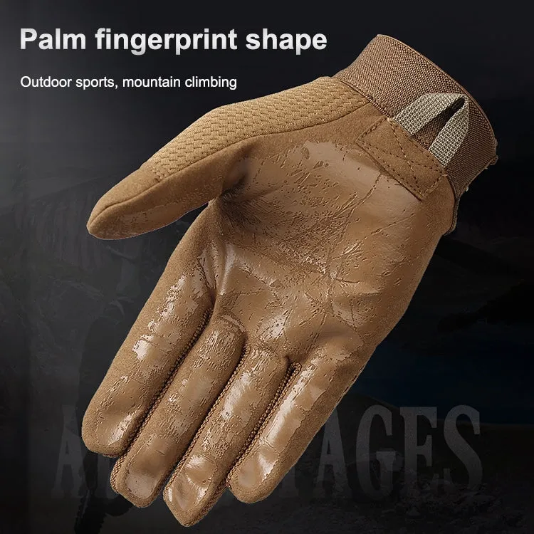 B33 Outdoor Mountaineering Riding Anti-Skid Protective Motorcycle Gloves, Size: M(Army Green)