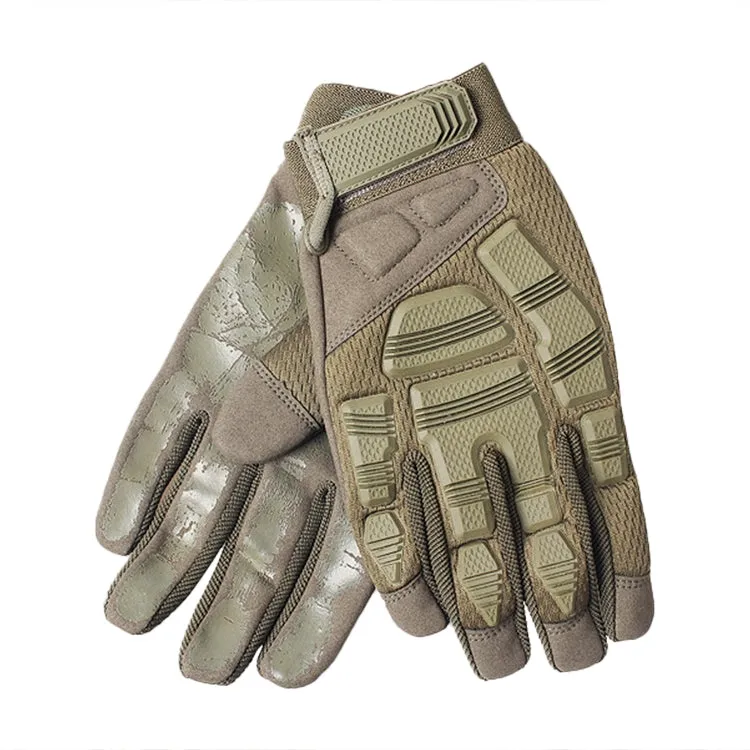 B33 Outdoor Mountaineering Riding Anti-Skid Protective Motorcycle Gloves, Size: M(Army Green)