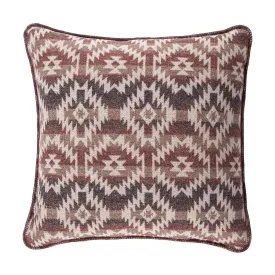 Bow Strings Wool Blend Square Pillow