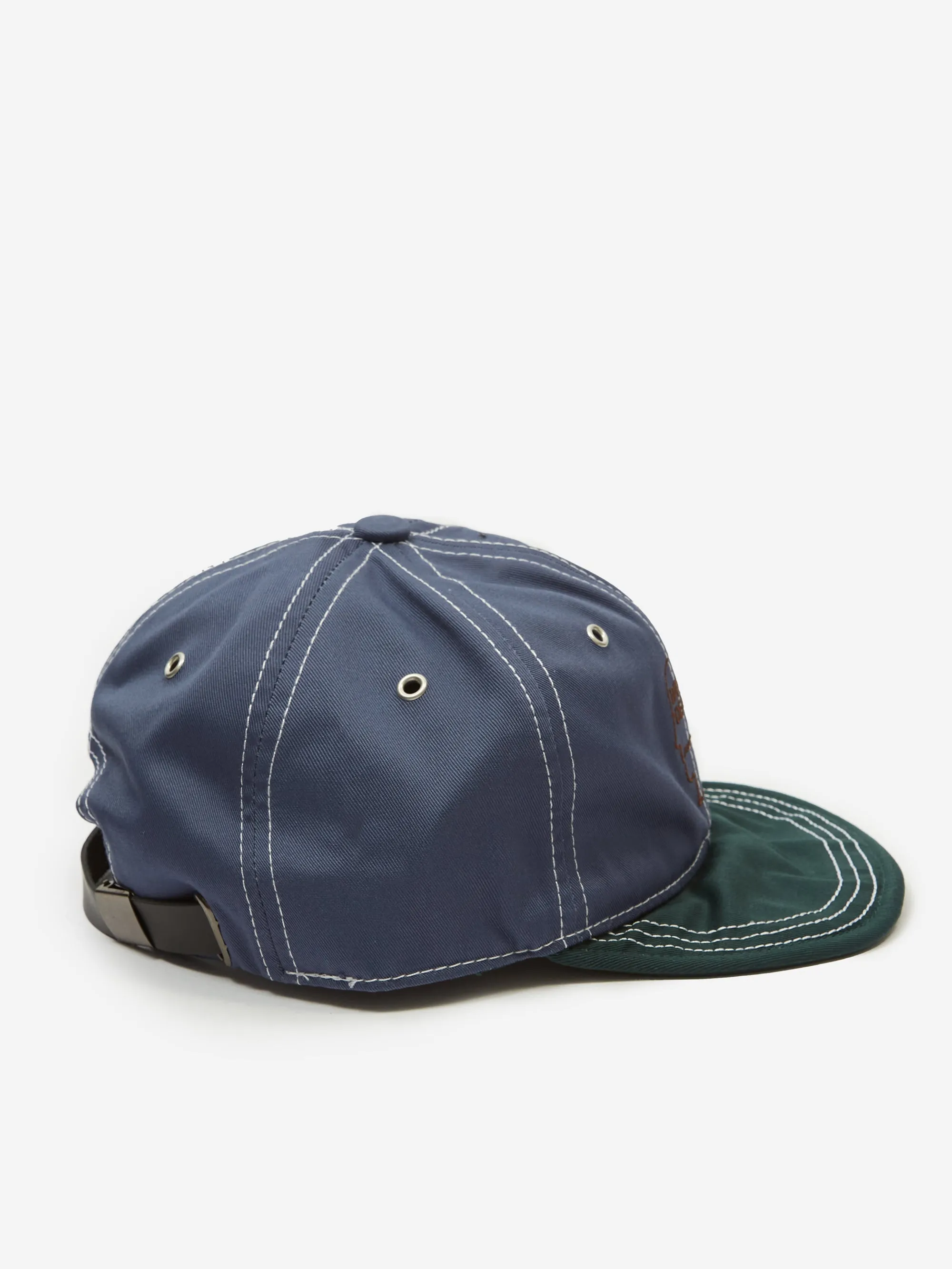 Brain Dead Wire Brim 6 Panel Hat - Slate Blue