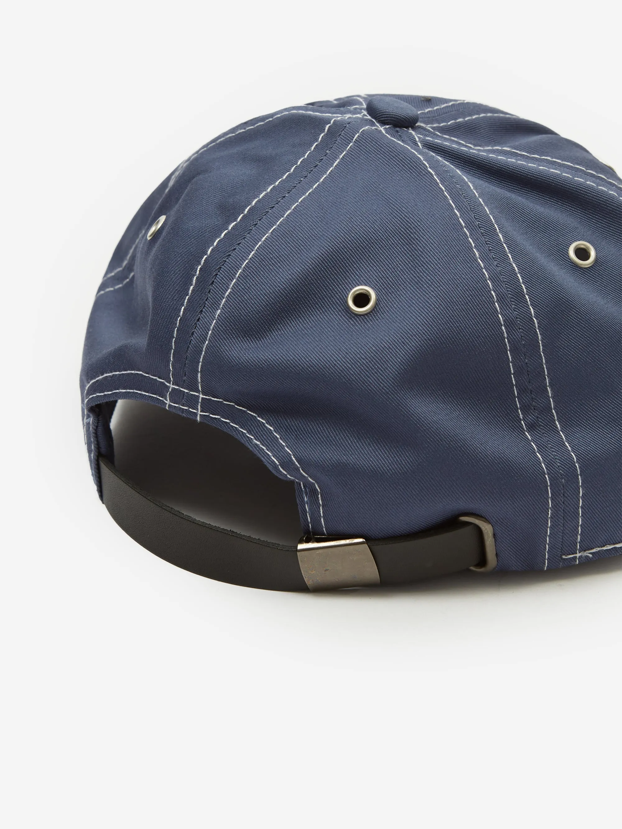 Brain Dead Wire Brim 6 Panel Hat - Slate Blue