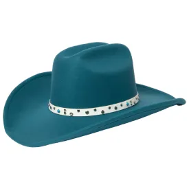Cattleman's Crease Cowboy with Studded Faux Leather Band