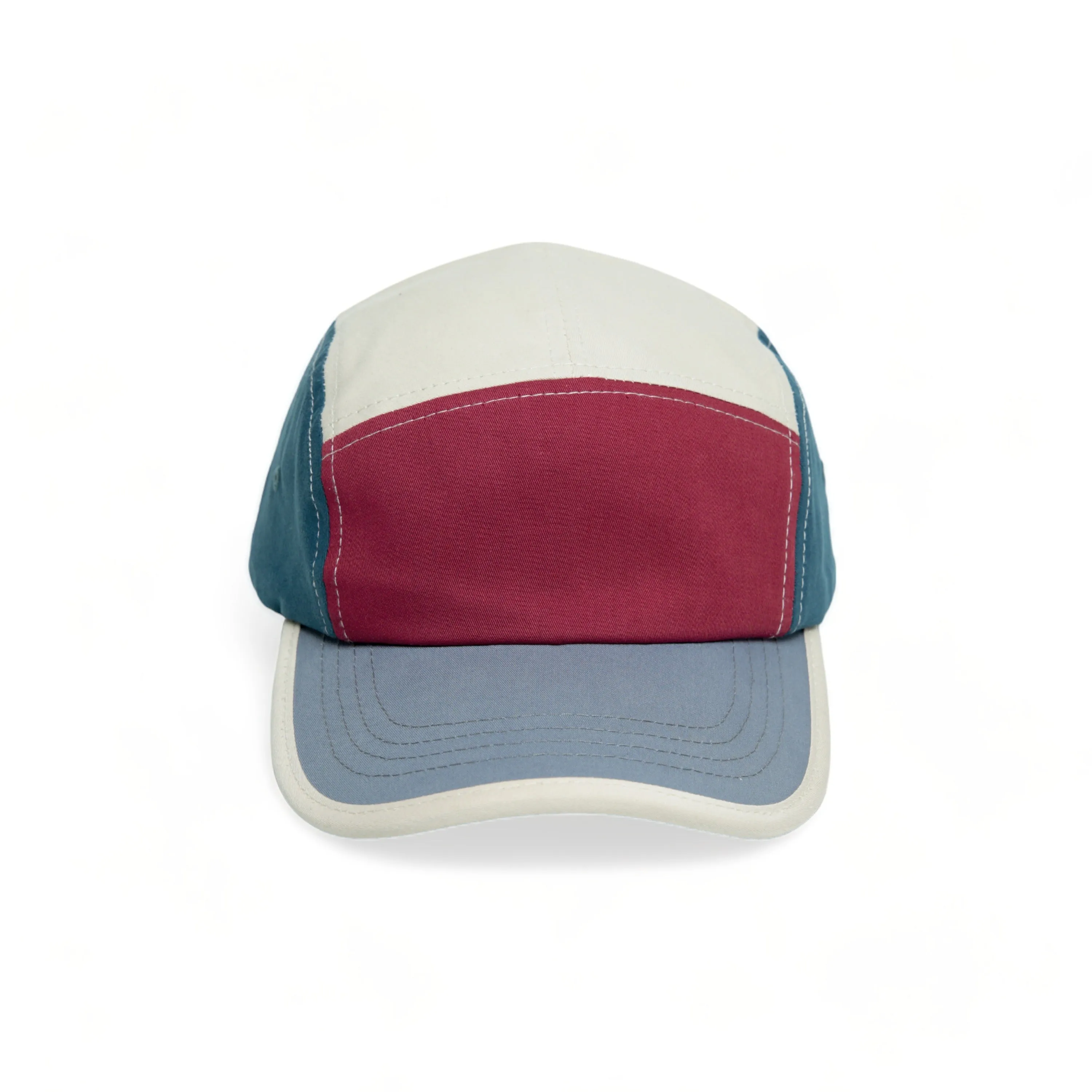 Chokore Colorblock Retro Sports Cap (Gray & White)
