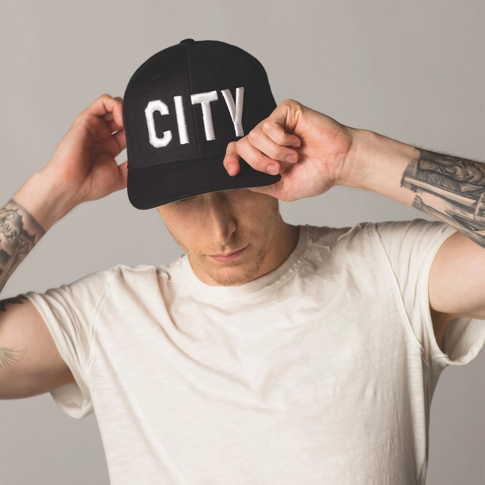 CITY Flat Bill Snapback Hat