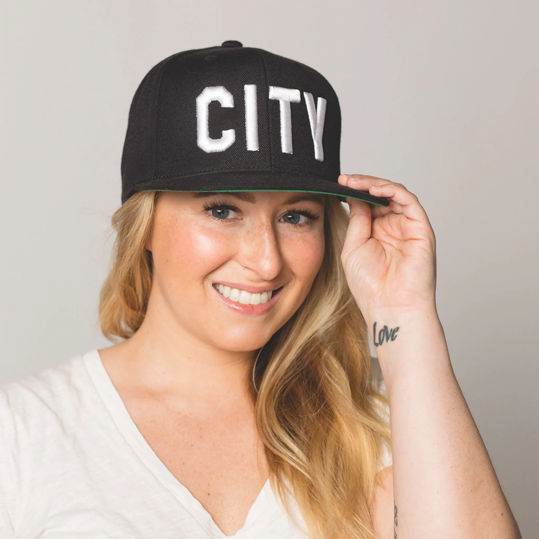 CITY Flat Bill Snapback Hat