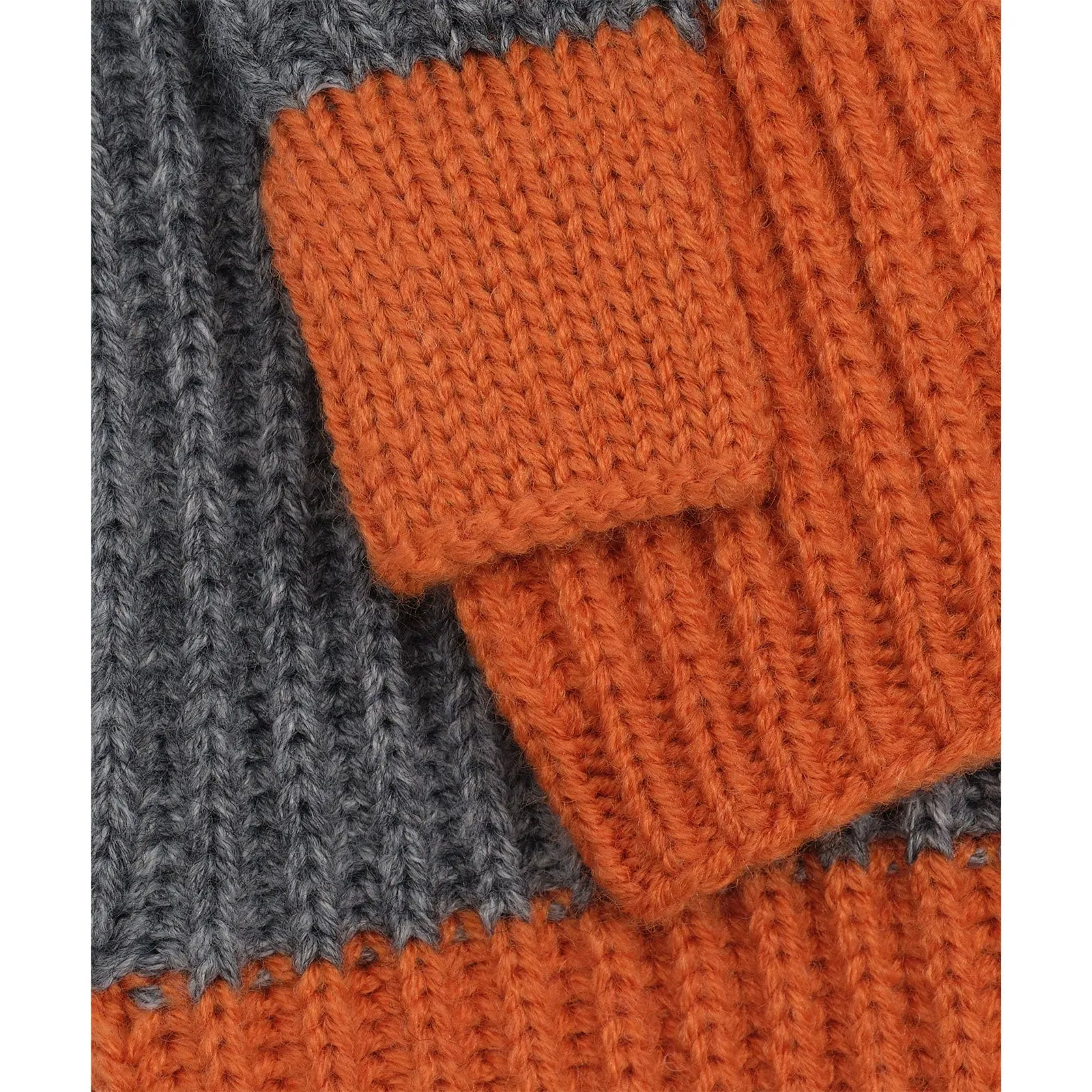 Colorblock Armwarmer in Grey Heather