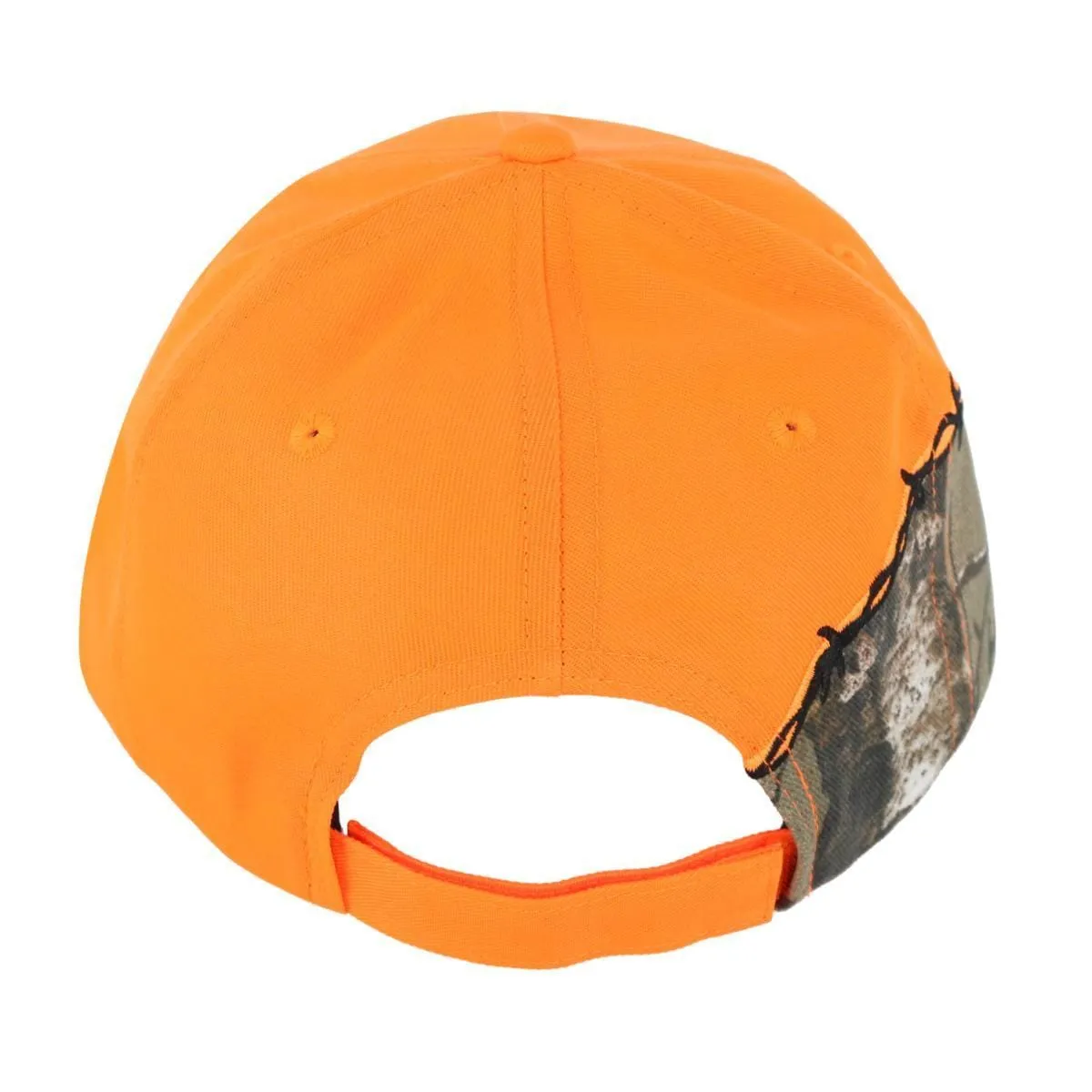 CTM® Kati Unisex Barbed Wire Embroidered Camo Baseball Cap