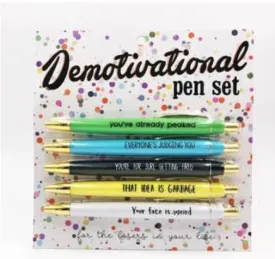 Demotivational Pen Set
