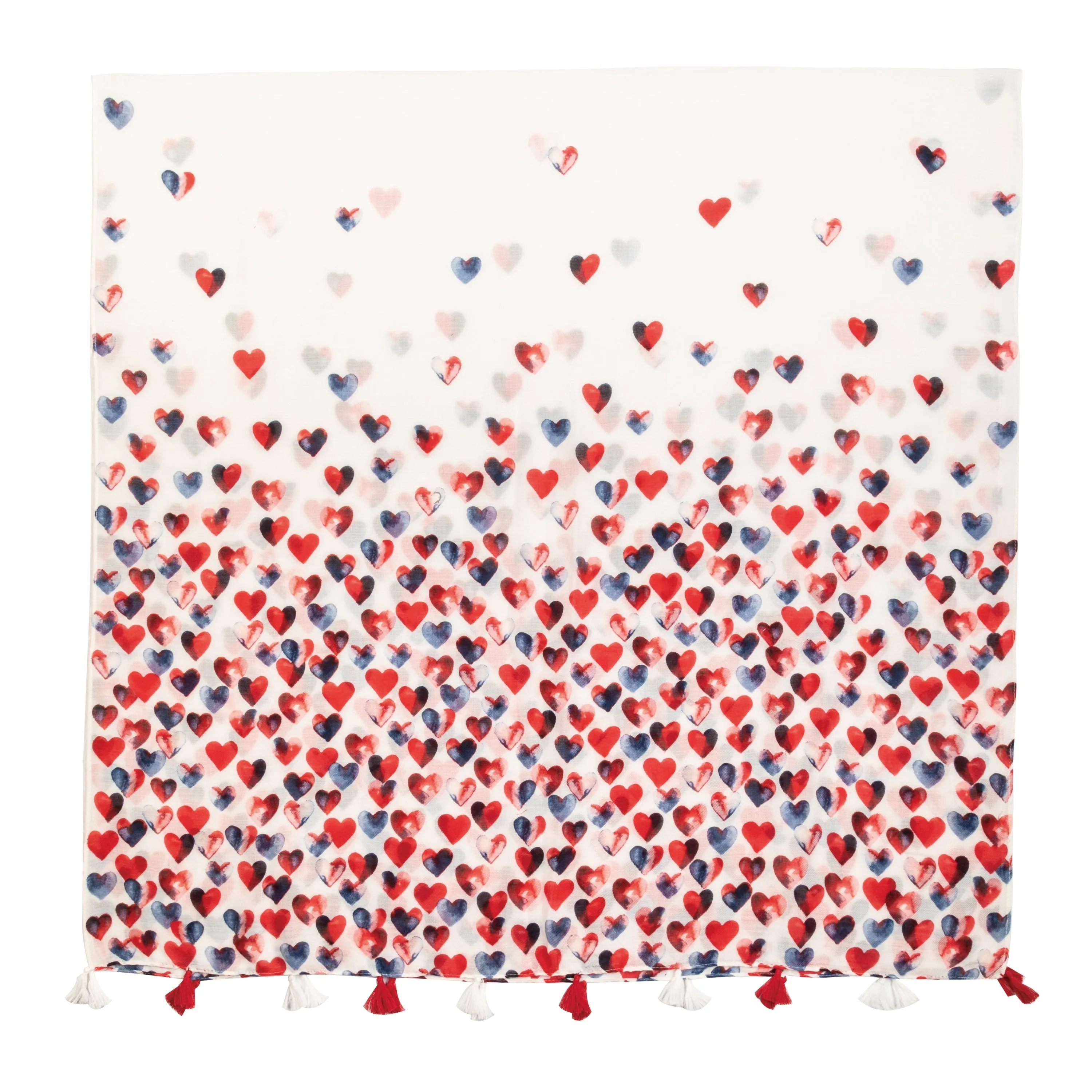 Ella Heart Print Scarf