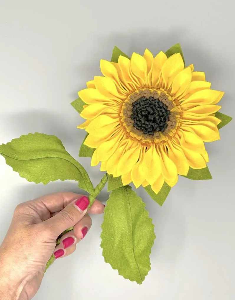 Felt Sunflower Craft Kit, Crafty Kit Company