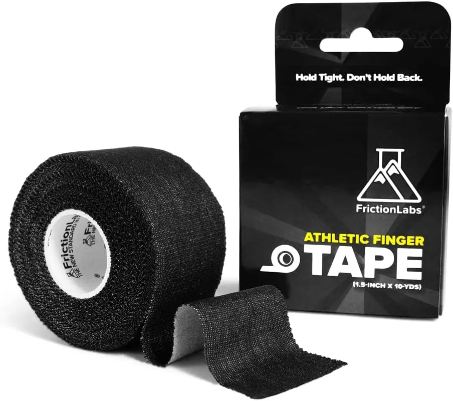 Friction Labs Athletic Finger Tape - Rock Climbing Tape for Skin Protection - 1.5 Zinc Oxide Tape - Protective Sports Tape - Easy Tear, Strong Stick - Recyclable Packaging - 10 Yards