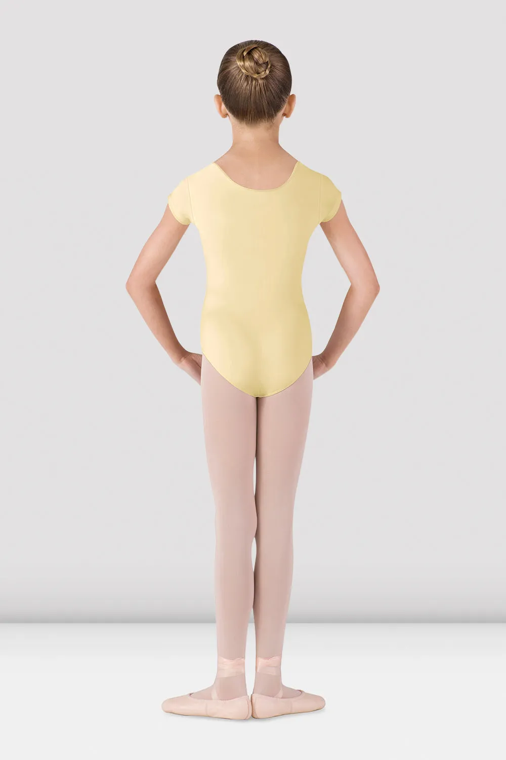 Girls Dujour Cap Sleeve Leotard