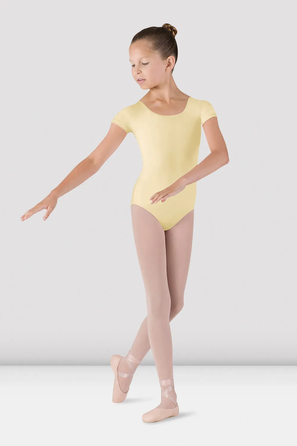 Girls Dujour Cap Sleeve Leotard