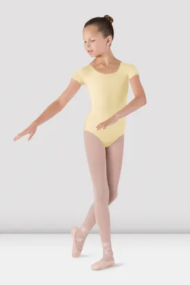 Girls Dujour Cap Sleeve Leotard