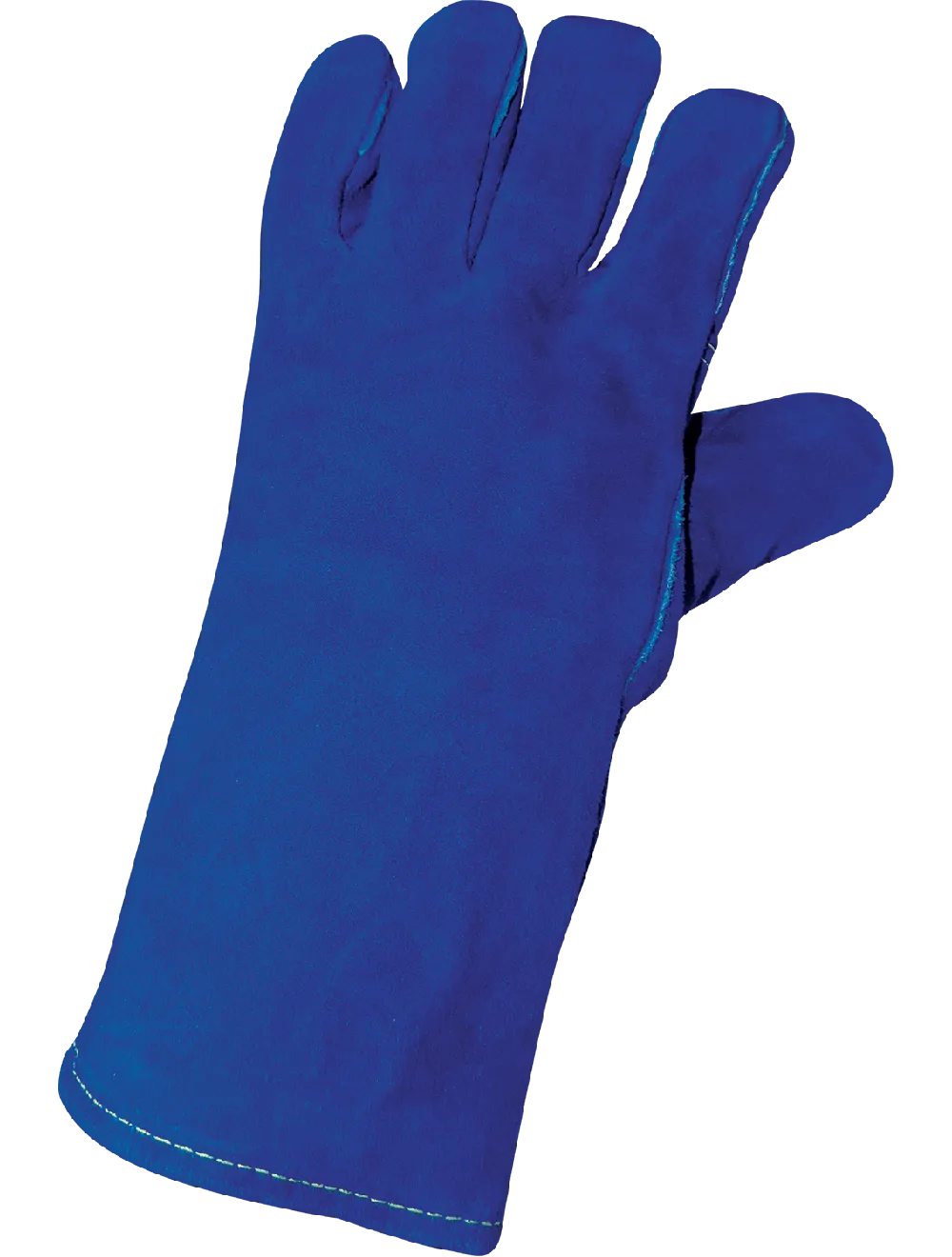 Global Glove Select Premium Split Leather Welders Gloves - Blue