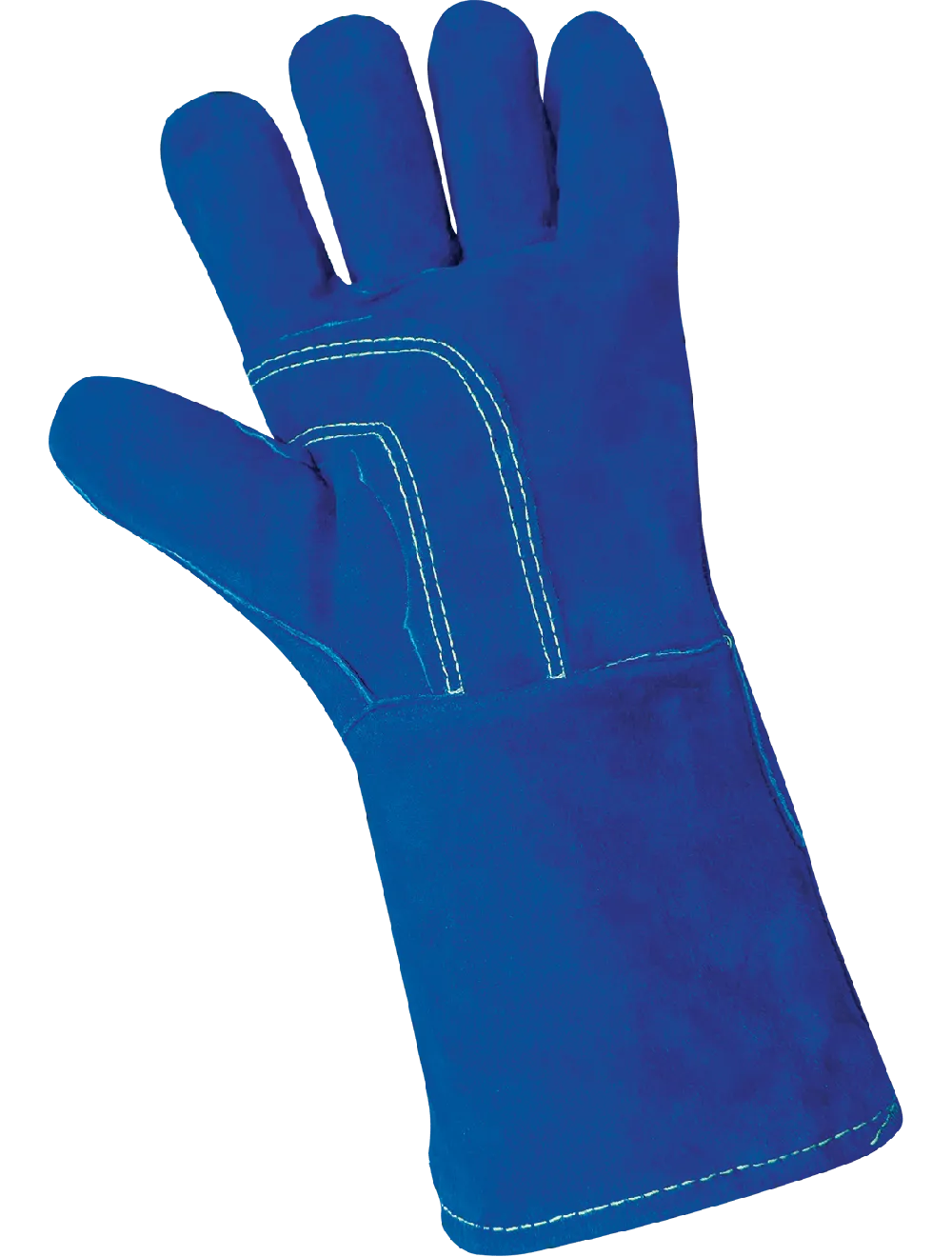 Global Glove Select Premium Split Leather Welders Gloves - Blue