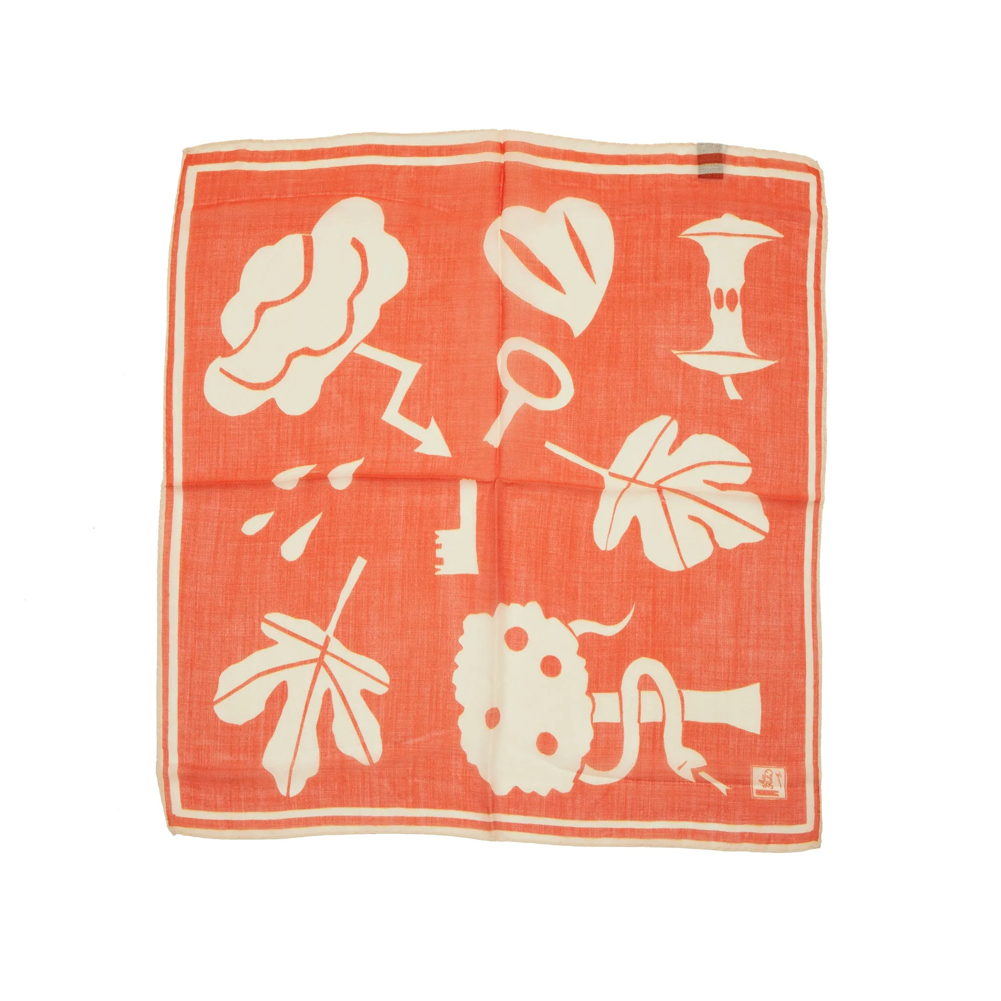 GRP Max Rohr Scarf in Orange "Broken Key"