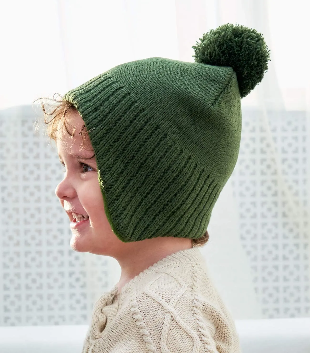 Home Prefer Toddler Boys Girls Hats Earflaps Fleece Knit Beanie Kids Winter Hat