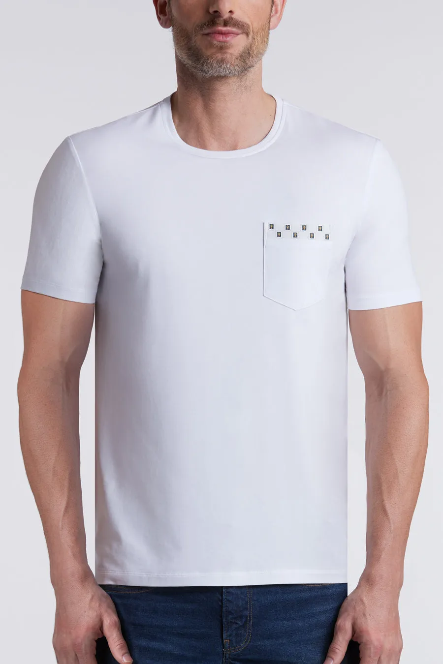 Illustrated Visions In Icy Cotton - Final Sale