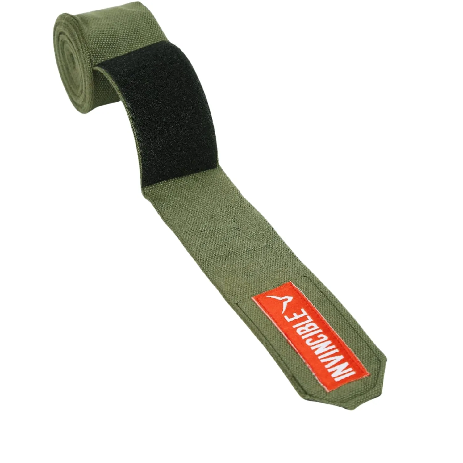 Invincible Mexican Style Budget Stretchable Handwraps, Olive Green - 4.5MTRS