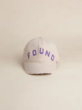 Ivory Felt Patch Cap
