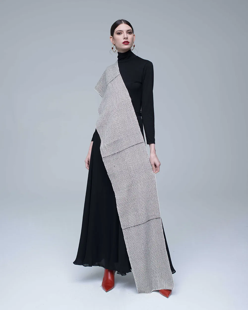Lineas Scarf in Baby Alpaca