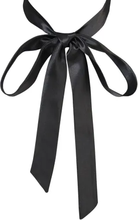 Mantieqingway Bow Tie for Women, Satin Ribbon Girls Self-tie Bowtie for Uniform, School, Wedding, Cosplay, T-shirt Accessory