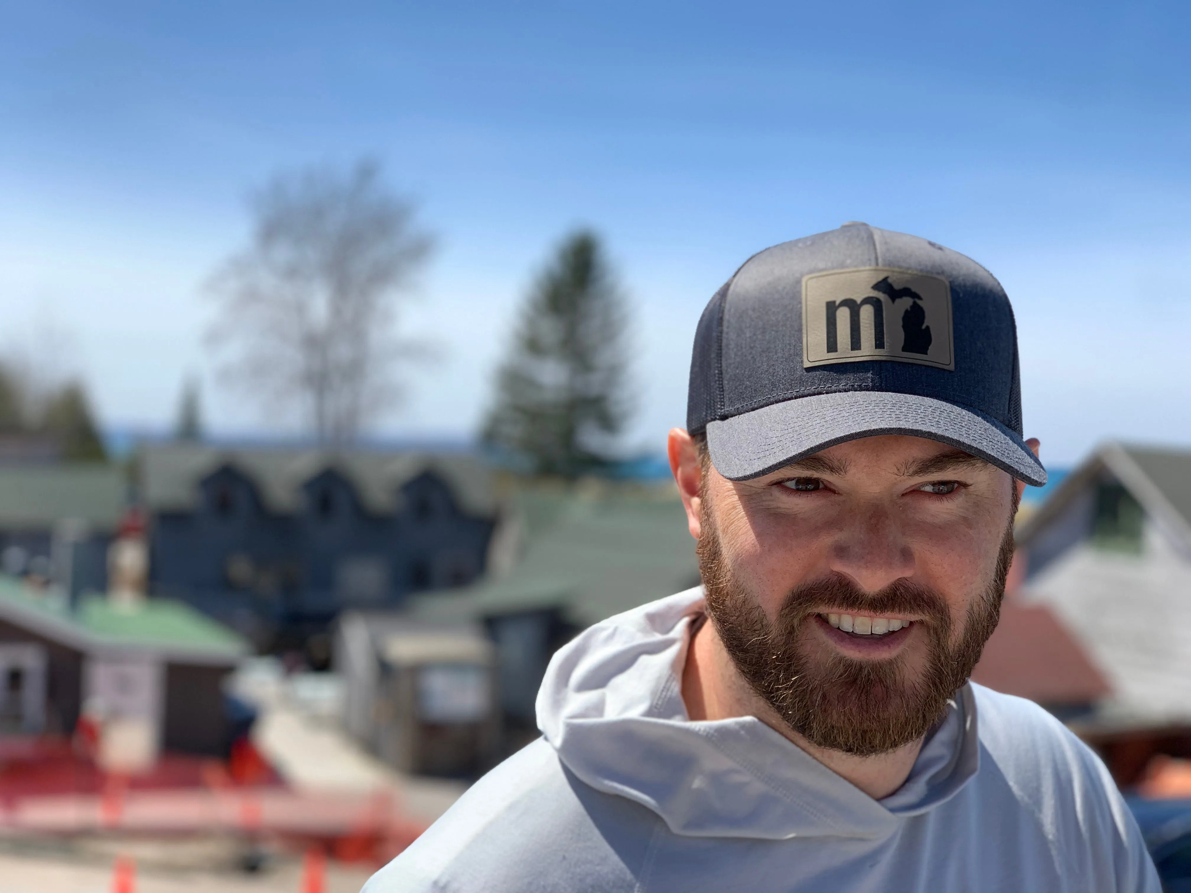 mi Leather Patch Cap