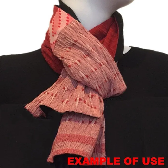 NUNO Runner/Scarf: "NUNO OriOri®" (Brown)