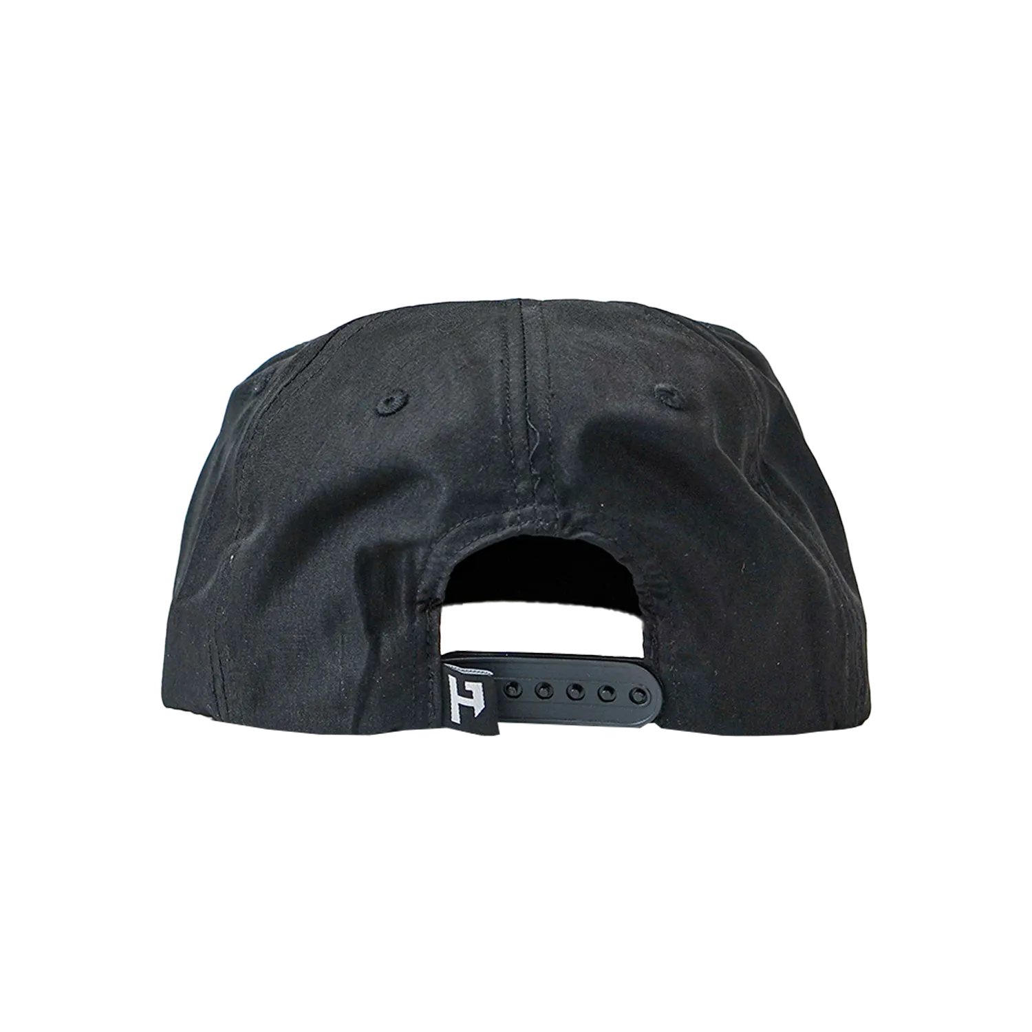 Pinch Front Rope Hat - Black Logo