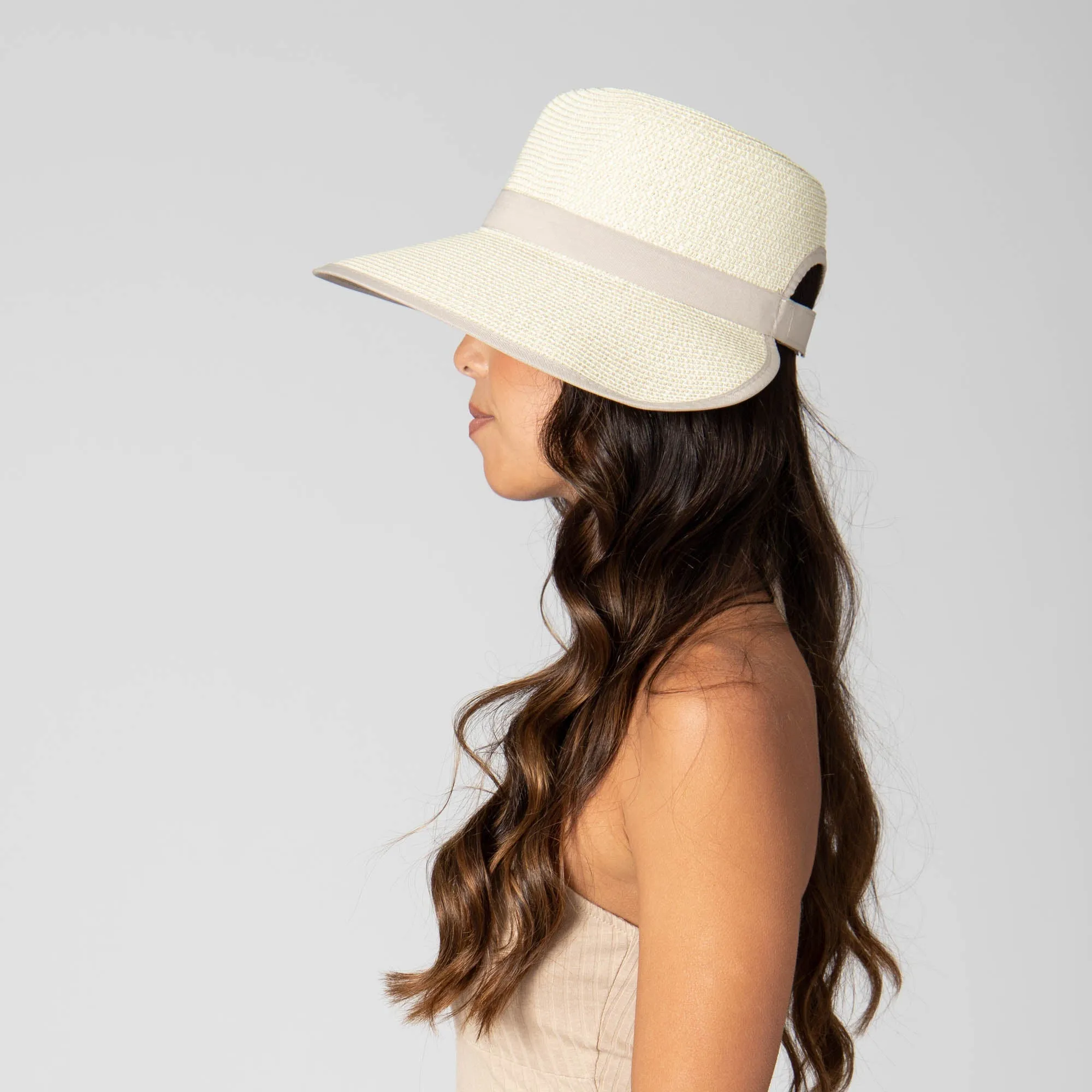 Pinched Face Saver - Women's Pinched Crown Sun Hat