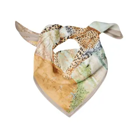 Pre Order:  Grassland Leopard Square Scarf