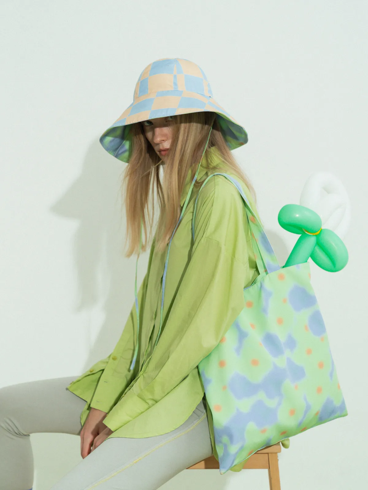 "Day Dream" Reversible Sun Hat - Blue