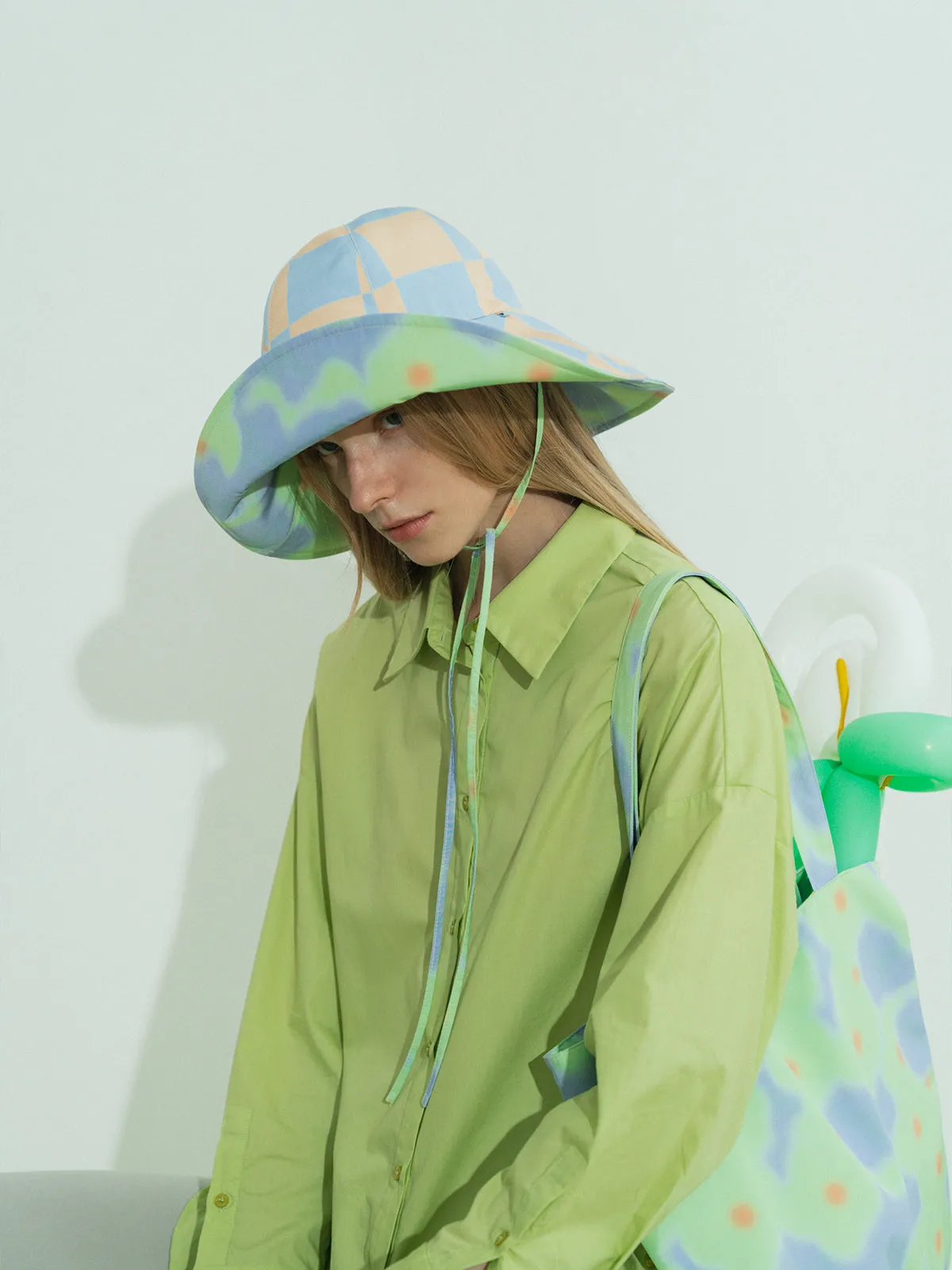 "Day Dream" Reversible Sun Hat - Blue