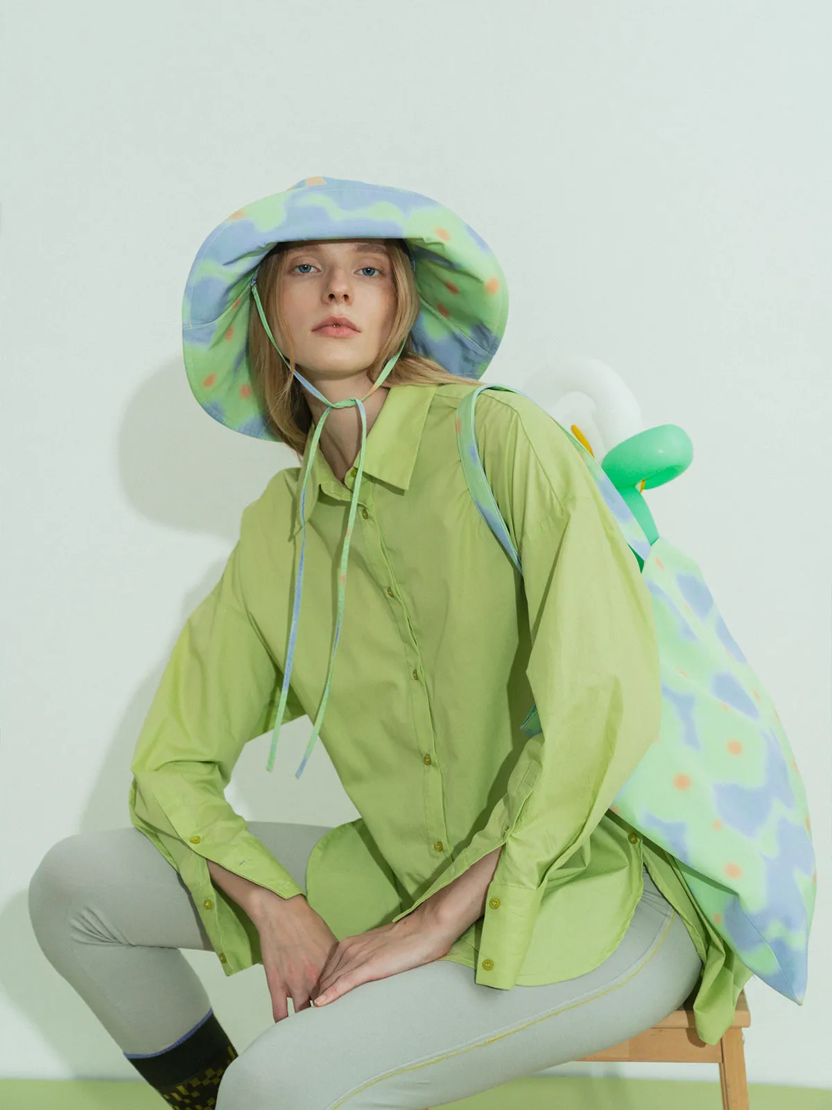 "Day Dream" Reversible Sun Hat - Blue