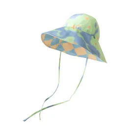 "Day Dream" Reversible Sun Hat - Blue