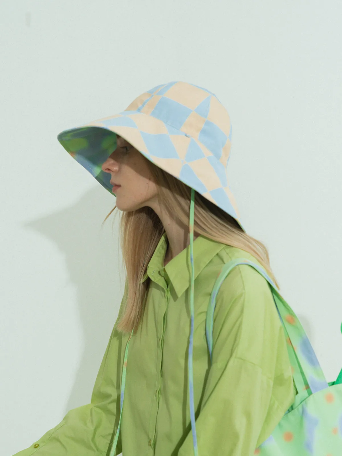 "Day Dream" Reversible Sun Hat - Blue