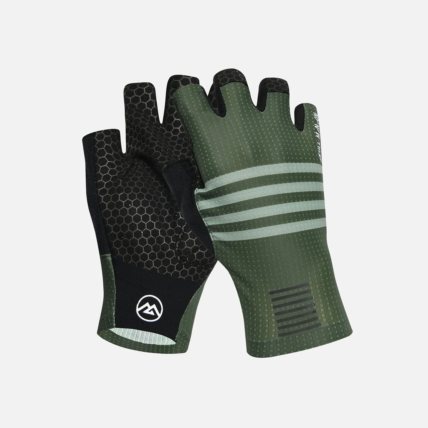 Skull Monton Half Finger Cycling Gloves Monday